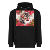 Black skulls and roses tumbler Heavyweight Hoodie - TumblerDesignByShophia