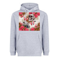 Heather Grey skulls and roses tumbler Heavyweight Hoodie - TumblerDesignByShophia