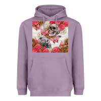Lavender skulls and roses tumbler Heavyweight Hoodie - TumblerDesignByShophia