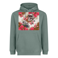 Sage skulls and roses tumbler Heavyweight Hoodie - TumblerDesignByShophia