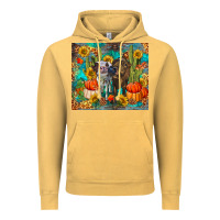 Vintage Mustard fall heifer cows Vintage Hoodie - RanaPortraitStore