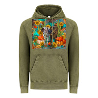 Vintage Olive fall heifer cows Vintage Hoodie - RanaPortraitStore