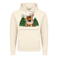 Vintage Artic Personalized Christmas deer Vintage Hoodie - MaliasSmallBusiness