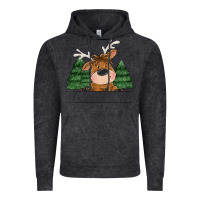 Vintage Black Personalized Christmas deer Vintage Hoodie - MaliasSmallBusiness