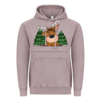 Vintage Zinc Personalized Christmas deer Vintage Hoodie - MaliasSmallBusiness