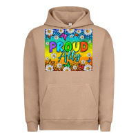 Pigment Burro LGBTQ+ Proud Ally With Daisy Tumbler Urban Hoodie - BundleAndBundleShop