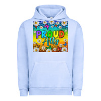 Pigment Grape Ice LGBTQ+ Proud Ally With Daisy Tumbler Urban Hoodie - BundleAndBundleShop