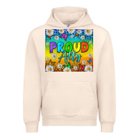 Sandshell LGBTQ+ Proud Ally With Daisy Tumbler Urban Hoodie - BundleAndBundleShop