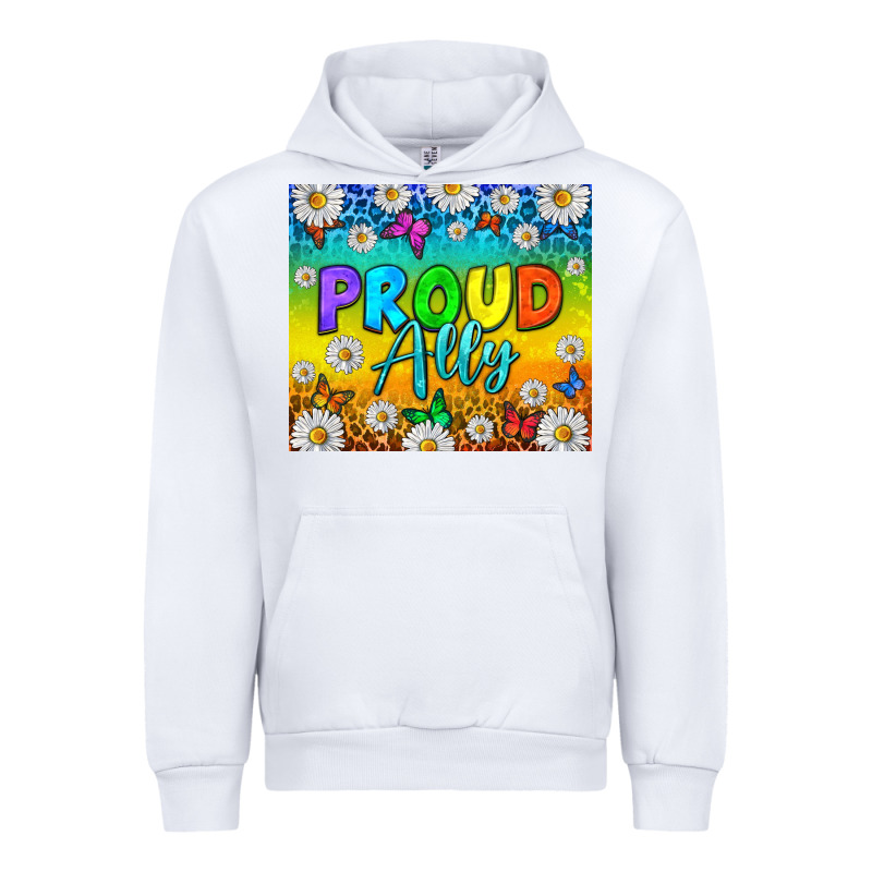 Lgbtq+ Proud Ally With Daisy Tumbler Urban Hoodie by BundleAndBundleShop | Teevron