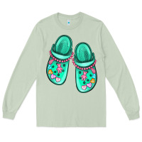 Matcha nurse crocs Long Sleeve Tee - MaliasSmallBusiness