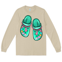 Mushroom nurse crocs Long Sleeve Tee - MaliasSmallBusiness