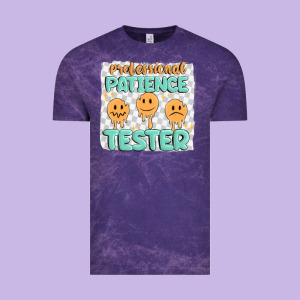 Professional Patience Vintage Tee Designed By Maliassmallbusiness