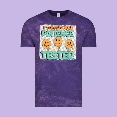 Professional Patience Vintage Tee Designed By Maliassmallbusiness
