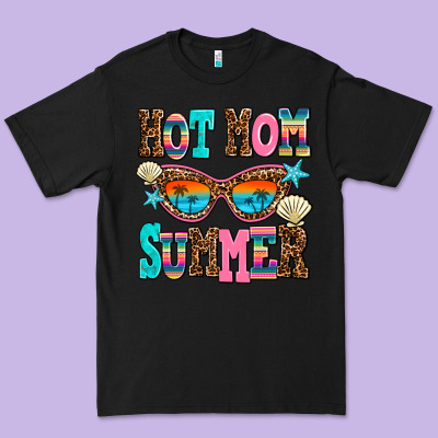 Hot Mom Summer Premium Tee Designed By Adodesignshop