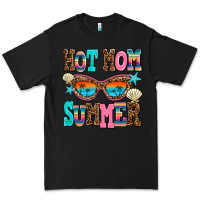 Black hot mom summer Premium Tee - AdoDesignShop