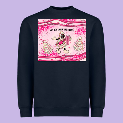 Out Here Lookin Like A Snack Heavyweight Sweatshirt Designed By Maliassmallbusiness