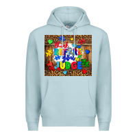 Blue Mist think before you judge Premium Hoodie - CowGirlArtShop