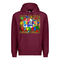 Burgundy think before you judge Premium Hoodie - CowGirlArtShop