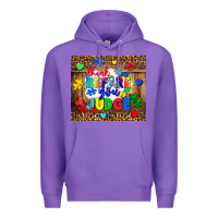 Purple think before you judge Premium Hoodie - CowGirlArtShop