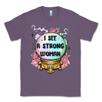 Lavender i see a strong woman Classic Tee - MaliasSmallBusiness