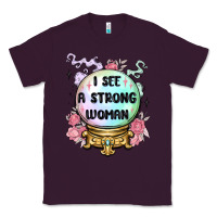 Plum i see a strong woman Classic Tee - MaliasSmallBusiness