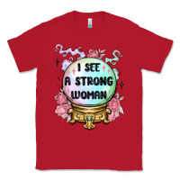 Red i see a strong woman Classic Tee - MaliasSmallBusiness