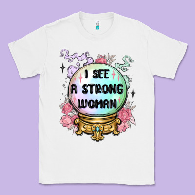 I See A Strong Woman Classic Tee Designed By Maliassmallbusiness