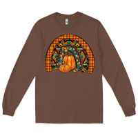 Chestnut fall pumpkin rainbow Long Sleeve Tee - JahusDesignShop