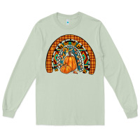Matcha fall pumpkin rainbow Long Sleeve Tee - JahusDesignShop