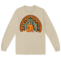 Mushroom fall pumpkin rainbow Long Sleeve Tee - JahusDesignShop