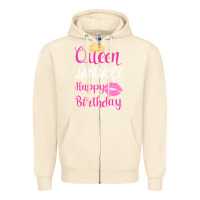 Sandshell Queen Was Born İn January Happy Birthday Zipper Hoodie - Bettercallsaul
