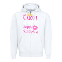 White Queen Was Born İn January Happy Birthday Zipper Hoodie - Bettercallsaul
