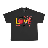 Pigment Black teach love inspire Urban Heavy Tee - MaliasSmallBusiness