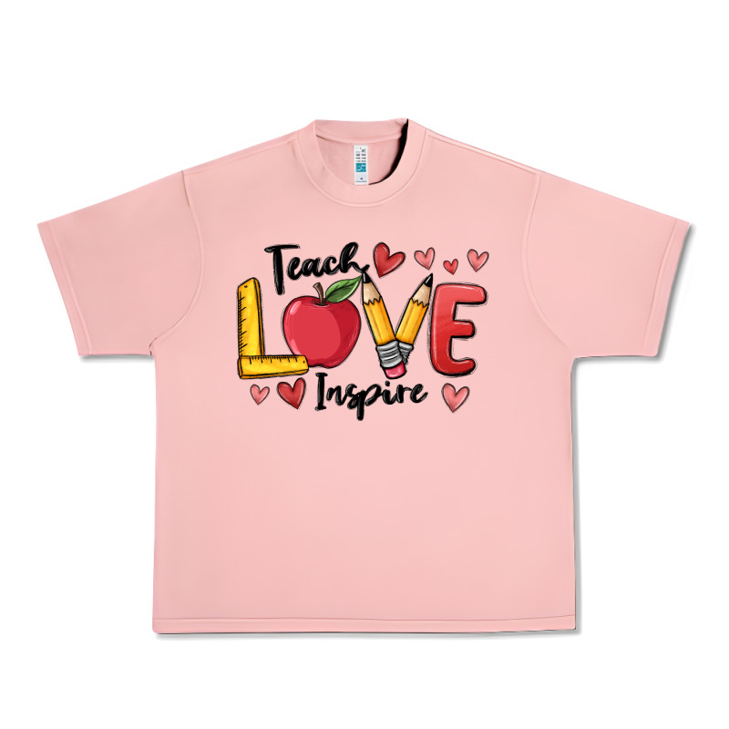 Teach Love Inspire Urban Heavy Tee by MaliasSmallBusiness | Teevron