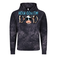 Cloud Black holy cow i'm dad Vintage Hoodie - MaliasSmallBusiness