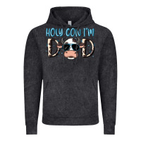 Vintage Black holy cow i'm dad Vintage Hoodie - MaliasSmallBusiness