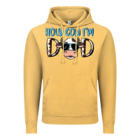 Vintage Mustard holy cow i'm dad Vintage Hoodie - MaliasSmallBusiness