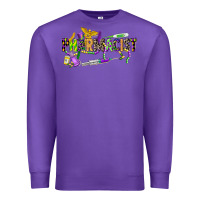 Purple mardi gras pharmacist Premium Sweatshirt - CowGirlArtShop