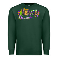 Sports Green mardi gras pharmacist Premium Sweatshirt - CowGirlArtShop