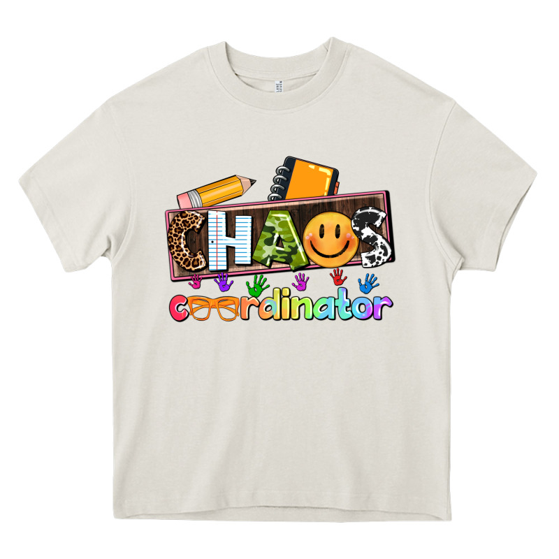 Teacher Chaos Coordinator Heavy Core Tee by AdoDesignShop | Teevron