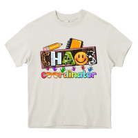 Cream teacher chaos coordinator Heavy Core Tee - AdoDesignShop