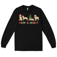 Black furry and bright Long Sleeve Tee - MaliasSmallBusiness