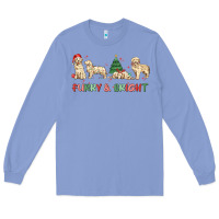 Colony Blue furry and bright Long Sleeve Tee - MaliasSmallBusiness