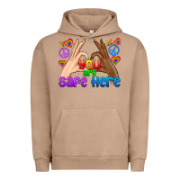 Pigment Burro LGBTQ+ You Are Safe Here Urban Hoodie - BundleAndBundleShop