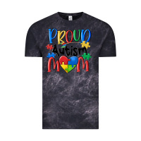 Cloud Black proud autism mom Vintage Tee - MaliasSmallBusiness