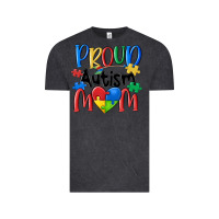 Vintage Black proud autism mom Vintage Tee - MaliasSmallBusiness