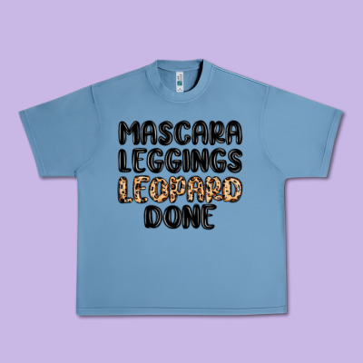 Mascara Leopard Done Urban Heavy Tee Designed By Maliassmallbusiness
