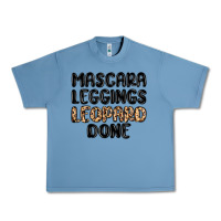 Pebble Blue mascara leopard done Urban Heavy Tee - MaliasSmallBusiness