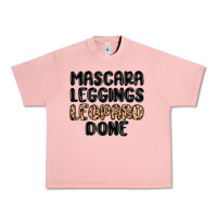 Salmon mascara leopard done Urban Heavy Tee - MaliasSmallBusiness