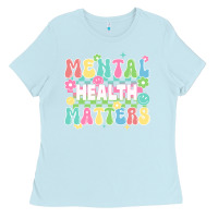Baby Blue mental health matters Ladies Tee - JahusDesignShop